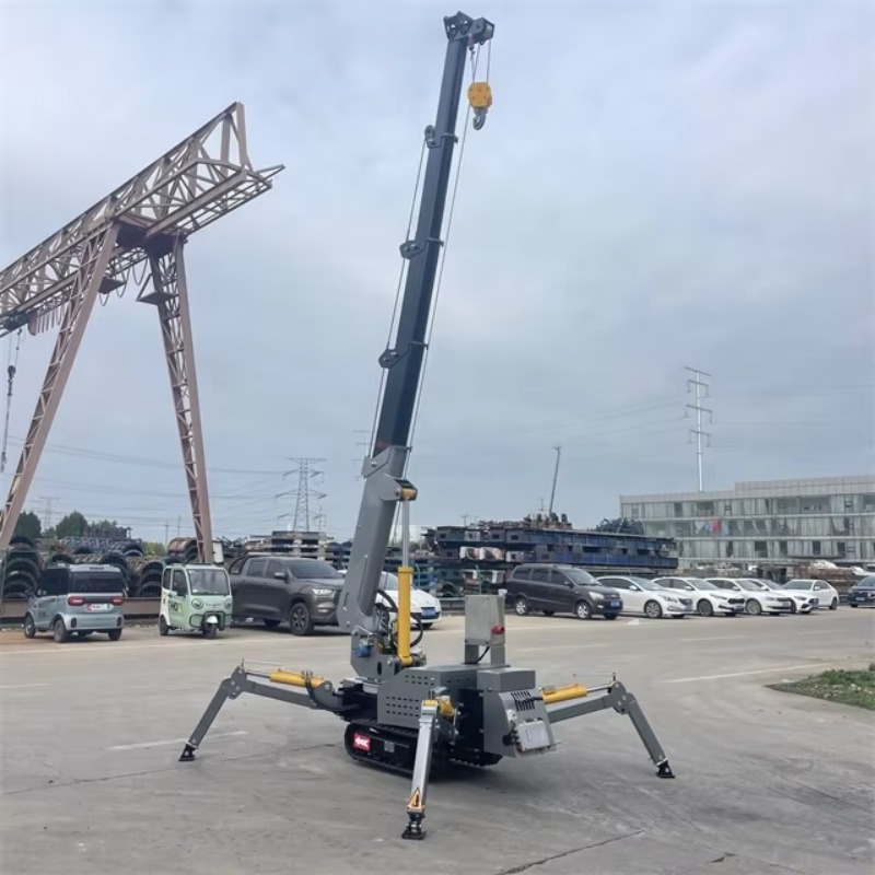 Heavy Equipment Lift - 小型ミニスパイダークレーン油圧電動リモコン式ヘビーデューティーリフティングクレーン機器