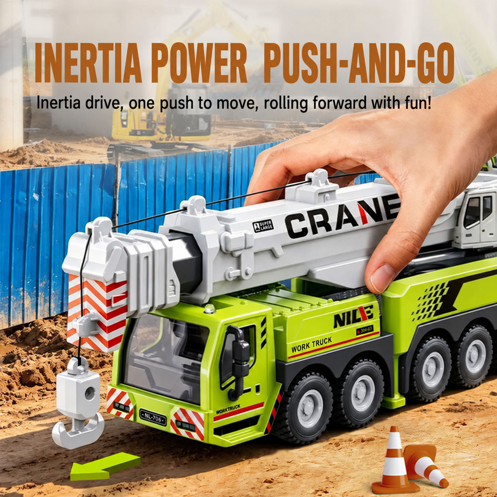 大型クレーントラック、慣性駆動式建設車両、360度旋回可能  - Heavy Equipment Bucket のレビューと価格